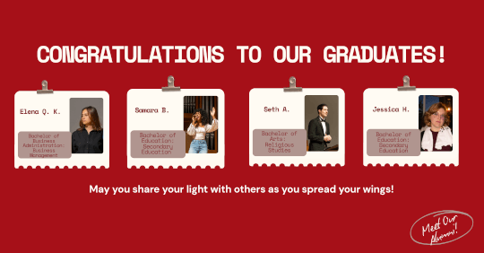 Celebrating our New Grad Contest Winners!